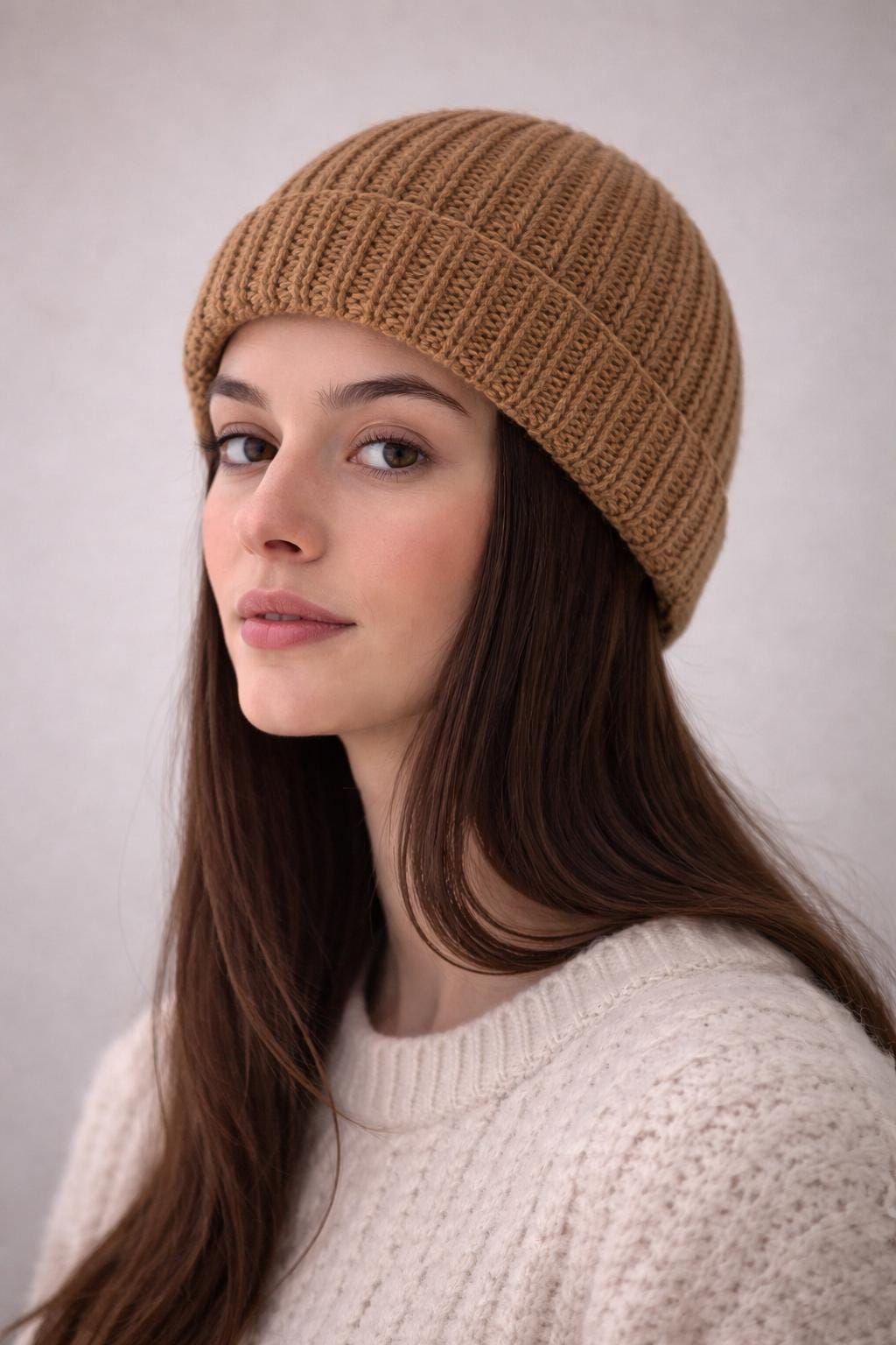 Baby Alpaca Short Beanie