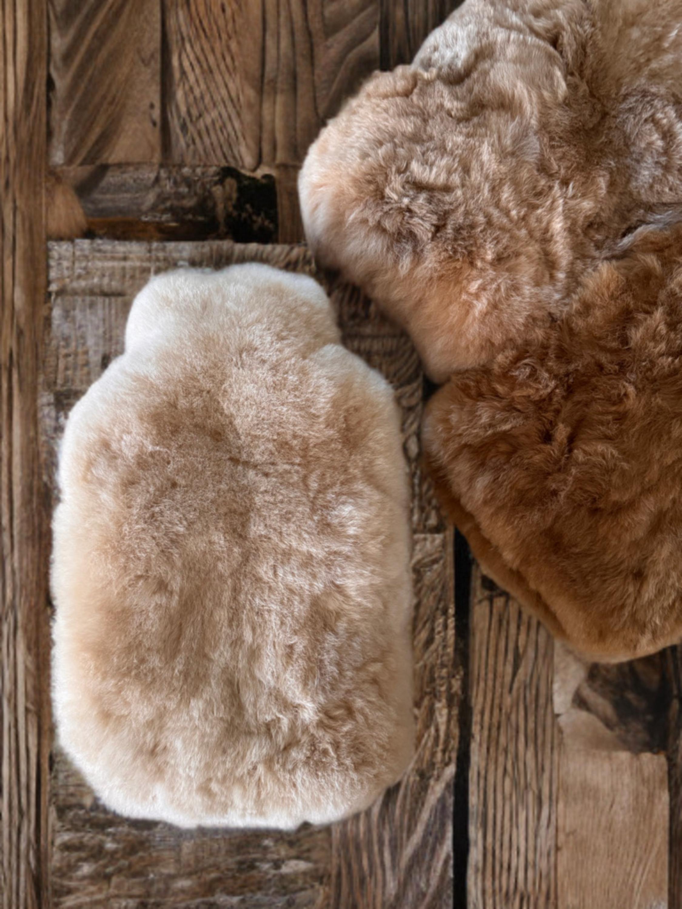 Alpaca Fur Hot Water Bottle Cover – Soft Peruvian Alpaca Wool Winter Warmer