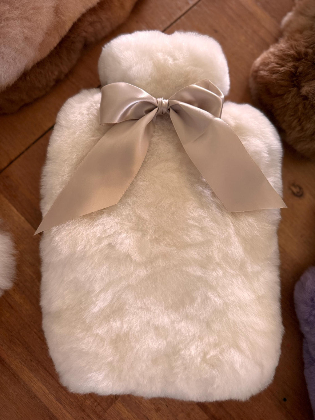 Alpaca Fur Hot Water Bottle Cover – Soft Peruvian Alpaca Wool Winter Warmer