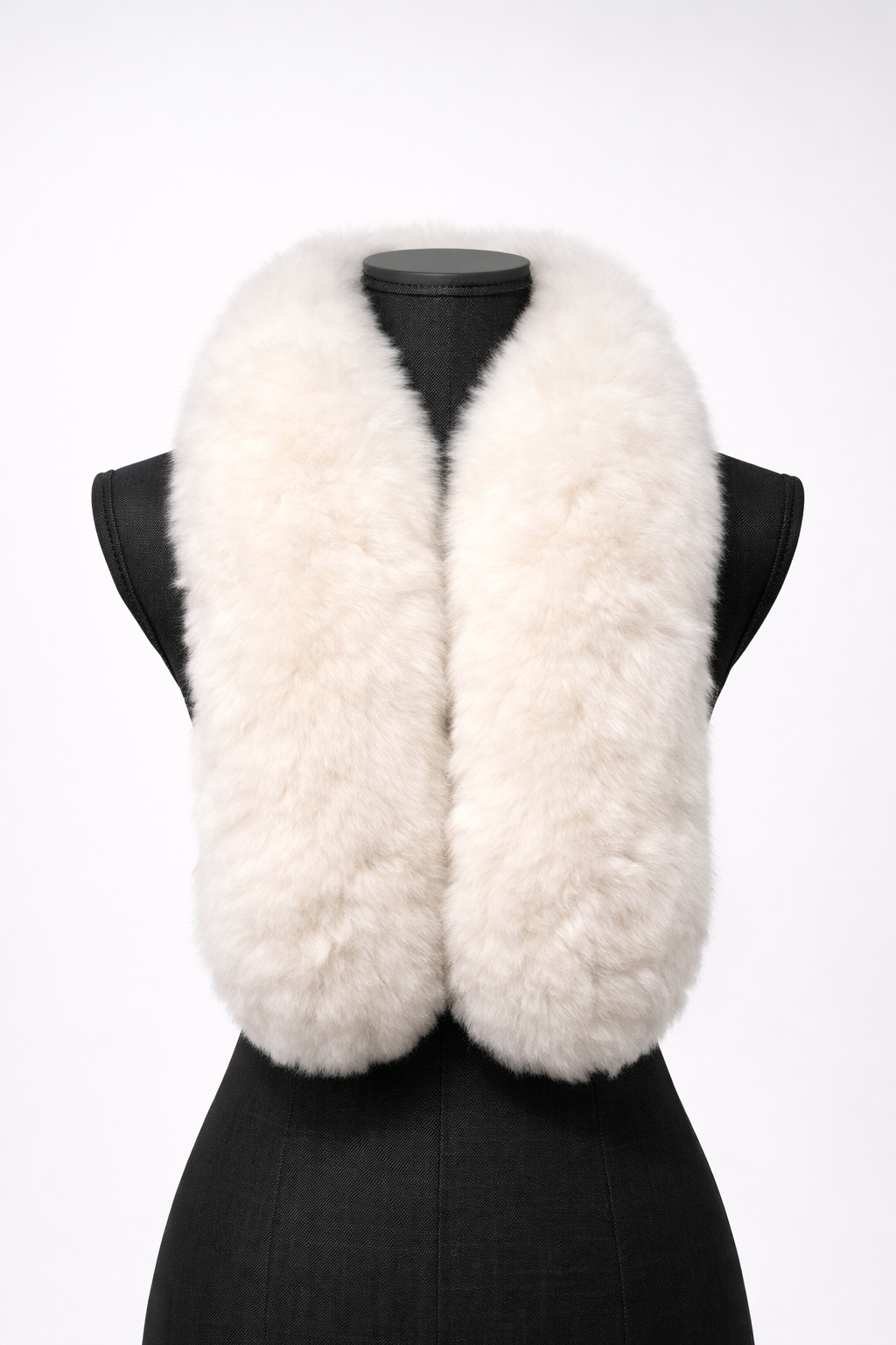 Baby Alpaca Fur Scarf – Handmade Peruvian Winter Luxury Wrap for Women