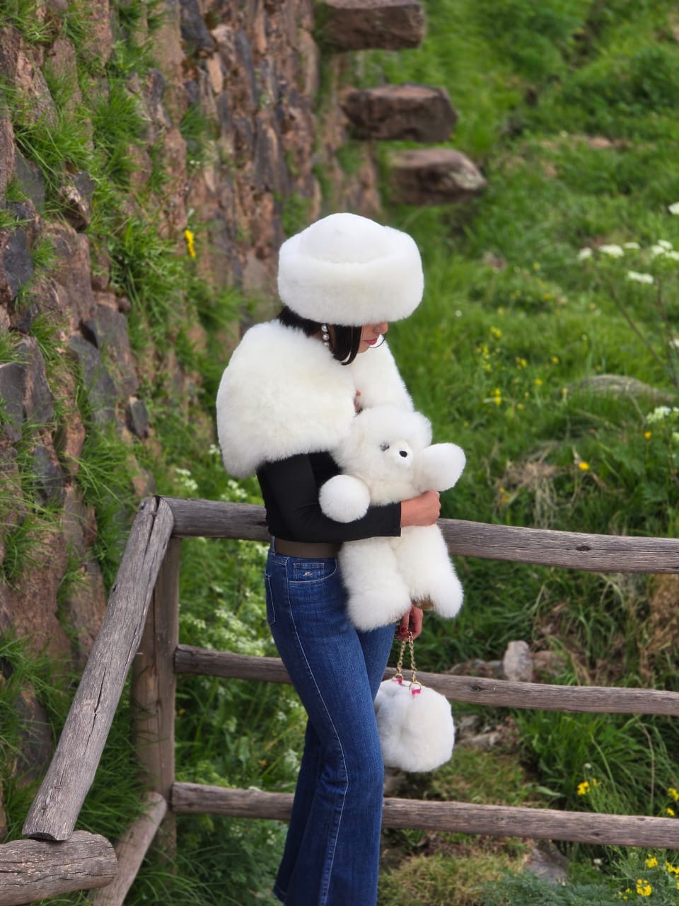 Luxury Baby Alpaca Fur Hat – Handcrafted Peruvian Winter Hat
